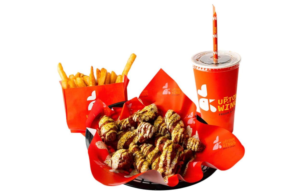 2lb of Wings with Fries