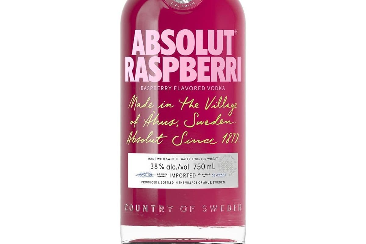 Absolut Raspberry Vodka 750ML (1 x 750 ml)