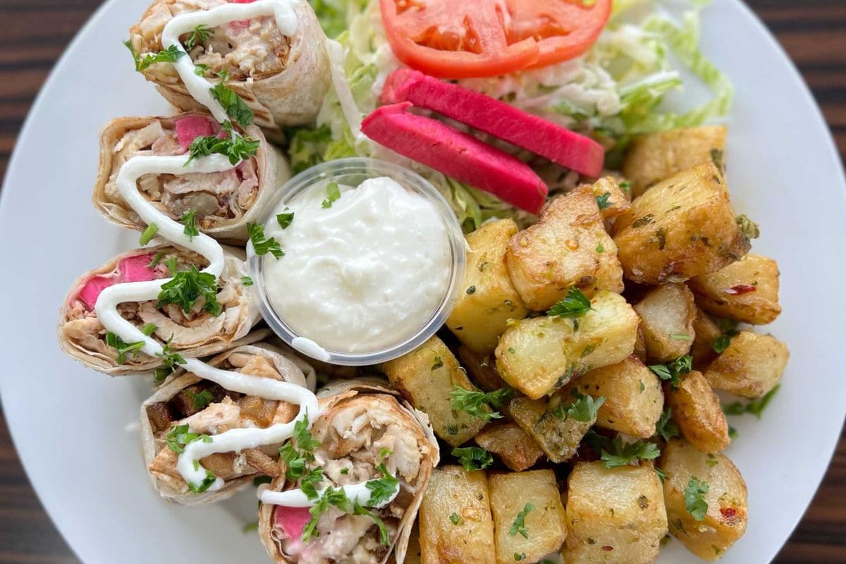 Assiette Saj Poulet