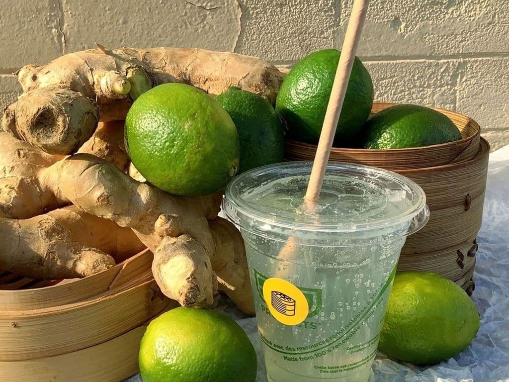 Bitter Lime and Ginger Soda