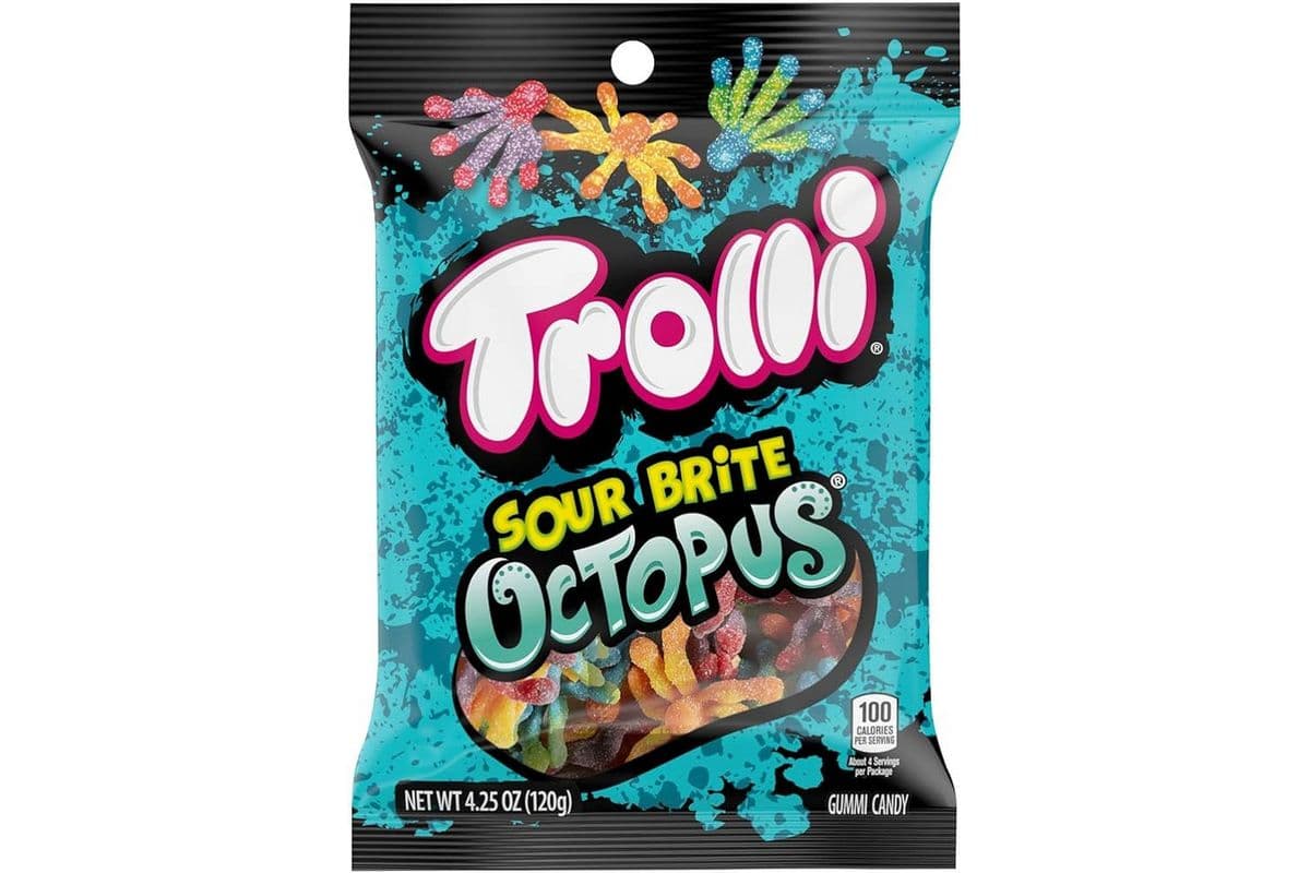 Trolli Sour Brite Octopus (120 g)