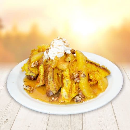 Caramel Apple Walnut French Toast