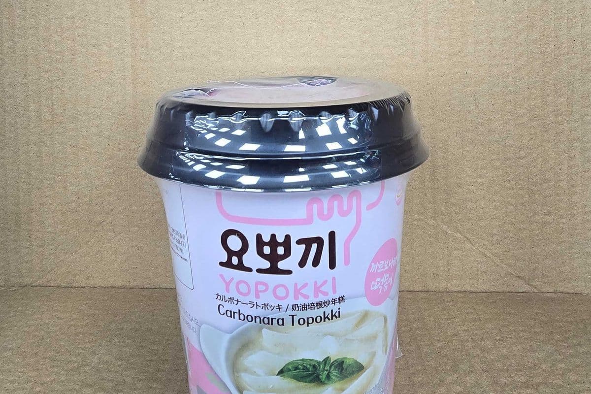 YOPOKKI CARBONARA TOPOKKI. (120g)