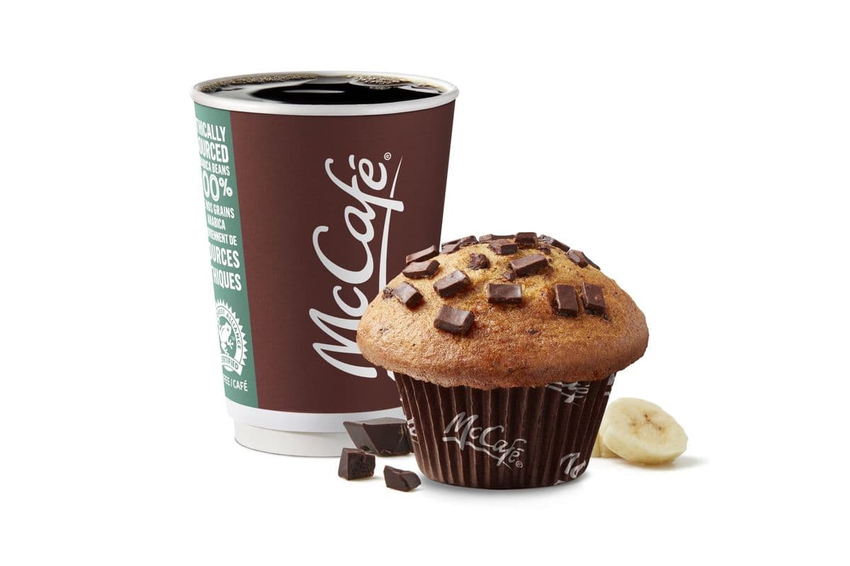 Banana Chocolate Chunk Muffin Pairing [430.0 Cals]