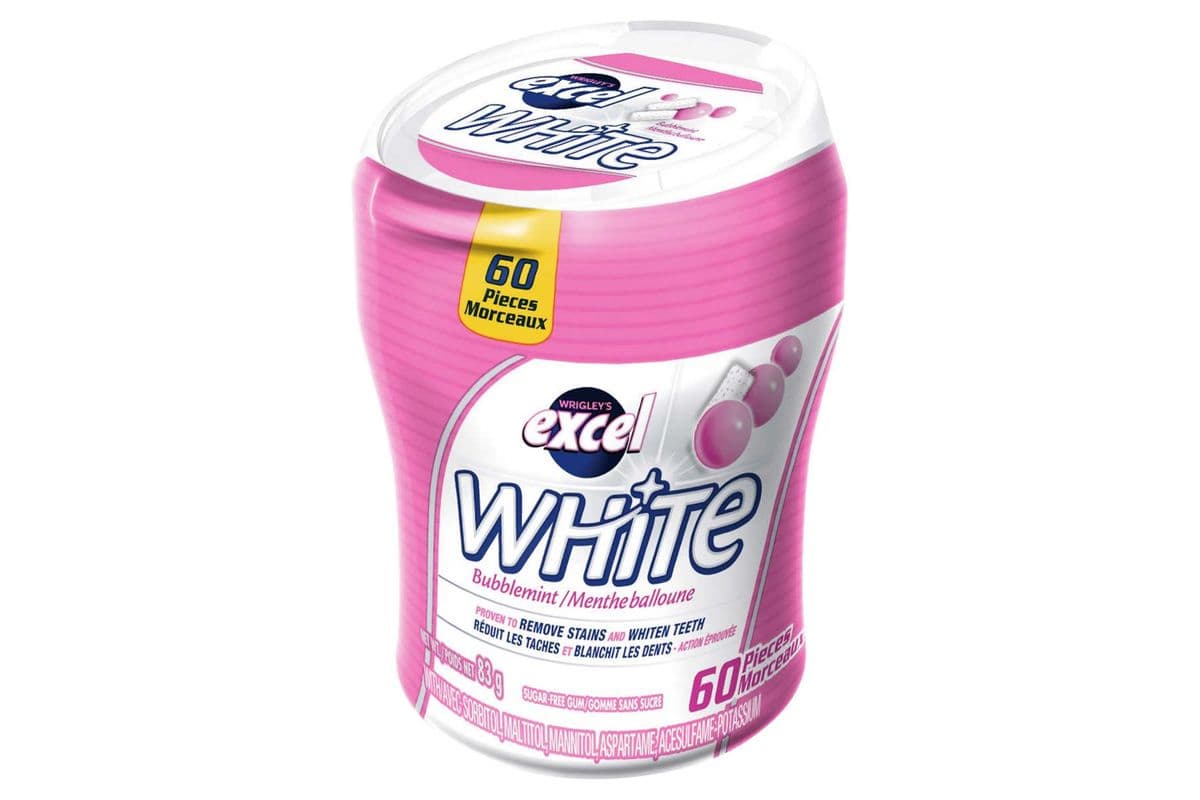 Excel White Bubblemint (60 pcs)
