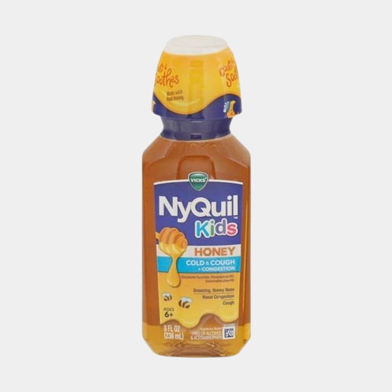 Nyquil Honey Cold and Flu For Kids Ages 6+
