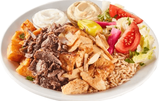 Assiette Basha Mix Shish Taouk & Shawarma / Basha Mix Shish Taouk & Shawarma Plate