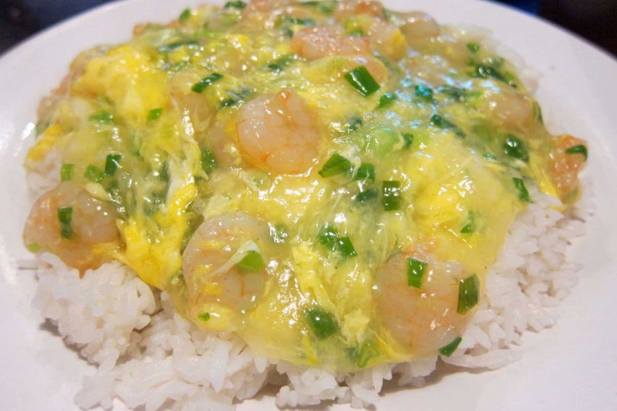242. Shrimp with Rice and Eggs