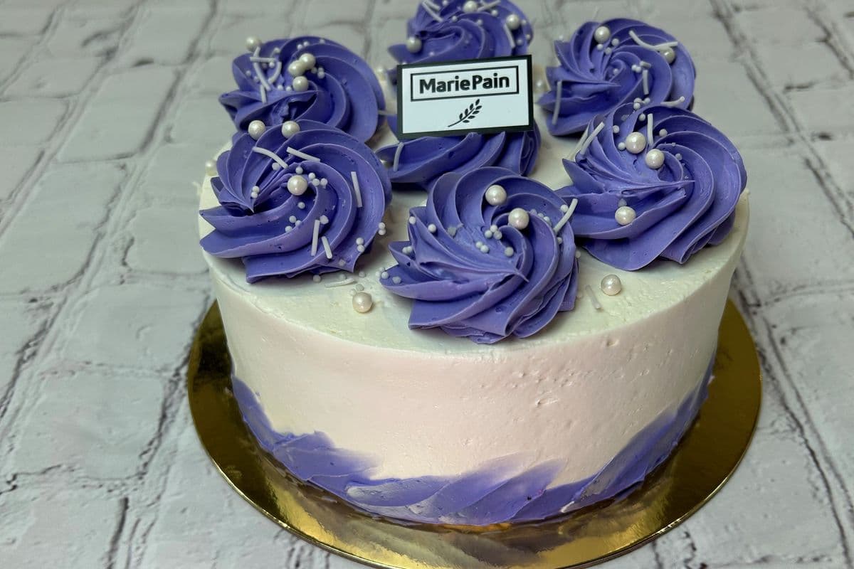 Gâteau crème au beurre à la vanille (8 mcx)
