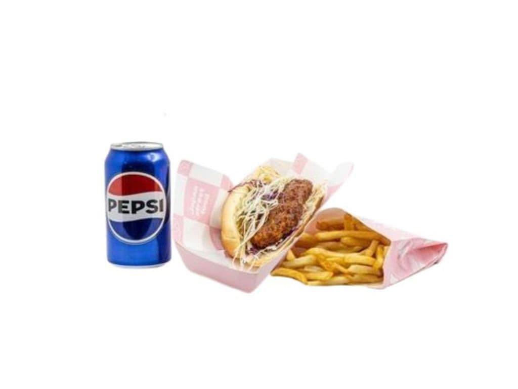 #4-Pork Katsu Japa Hot Dog Combo