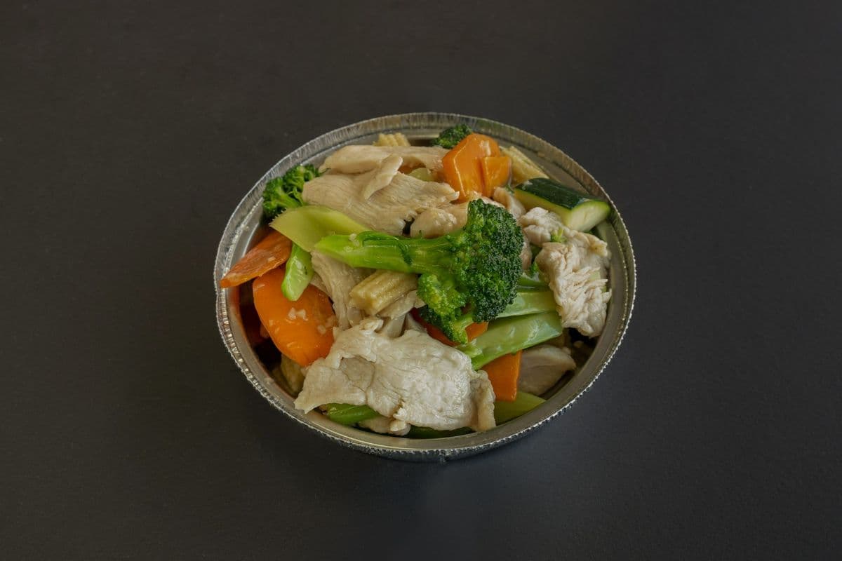 53. Sliced Chicken with Mixed Vegetables