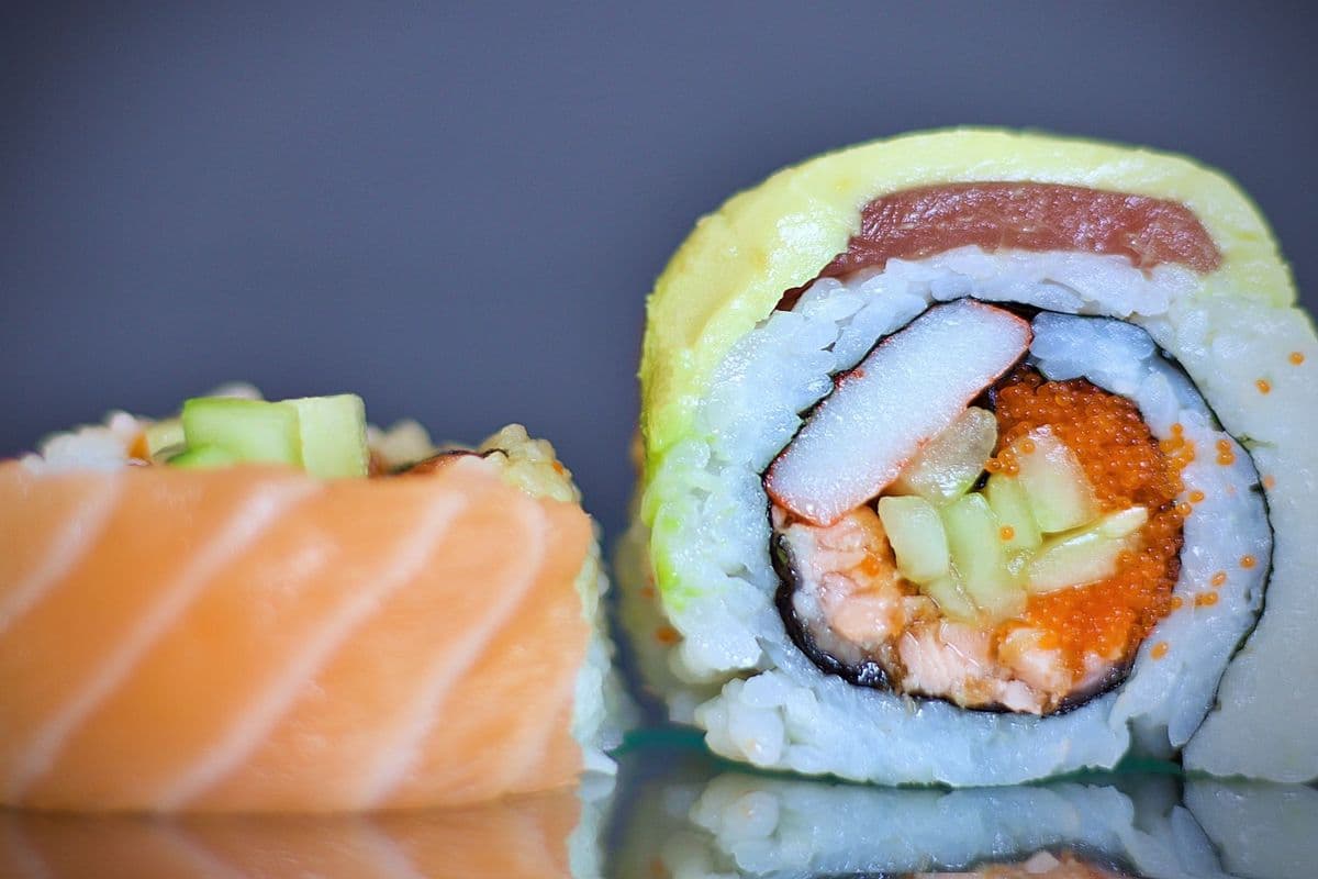 Rouleau Maki Arc-en-ciel