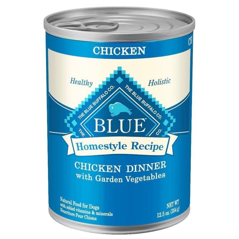 Blue Buffalo Homestyle Recipe Chicken Pate Wet Dog Food for Adult Dogs Grain