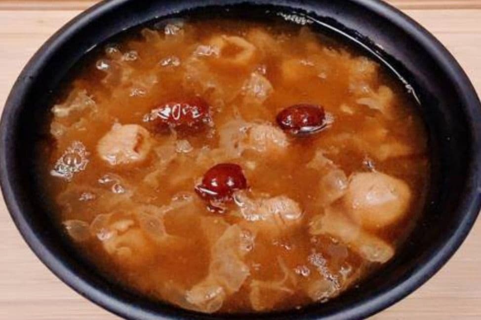 P5. Reddate Longan Stew Peach Gum 紅棗桂圓雪耳桃膠羹