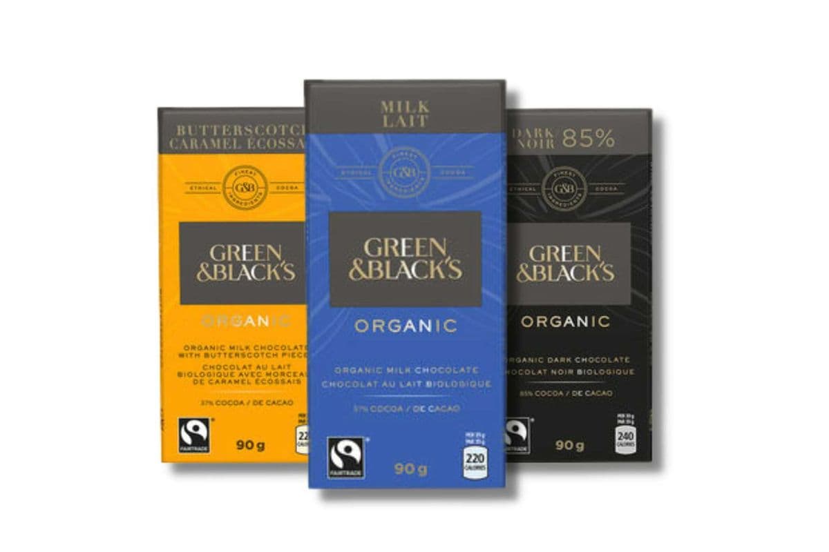 Green & Black's Organic Chocolate Bars (85 g)
