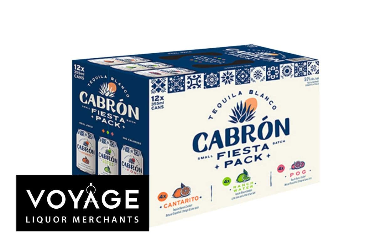 Cabron Fiesta Tequila Mixed Pack (12 x 355ml)