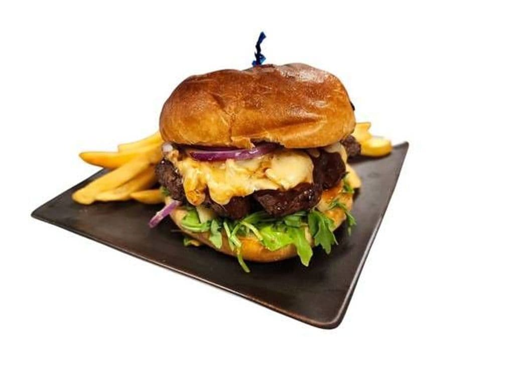 Flagship Apple & Brie Burger