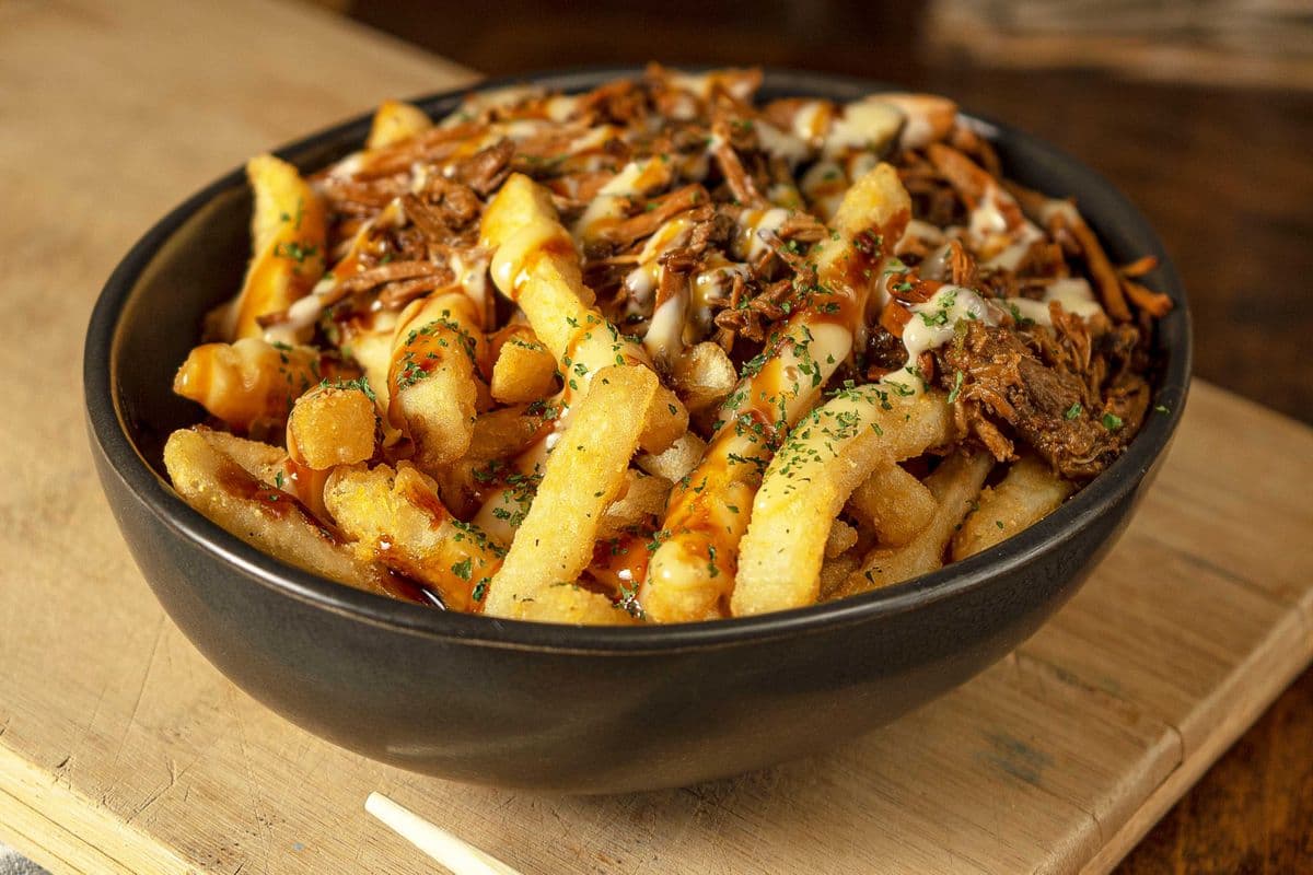 Crazy Fries with Braised Beef