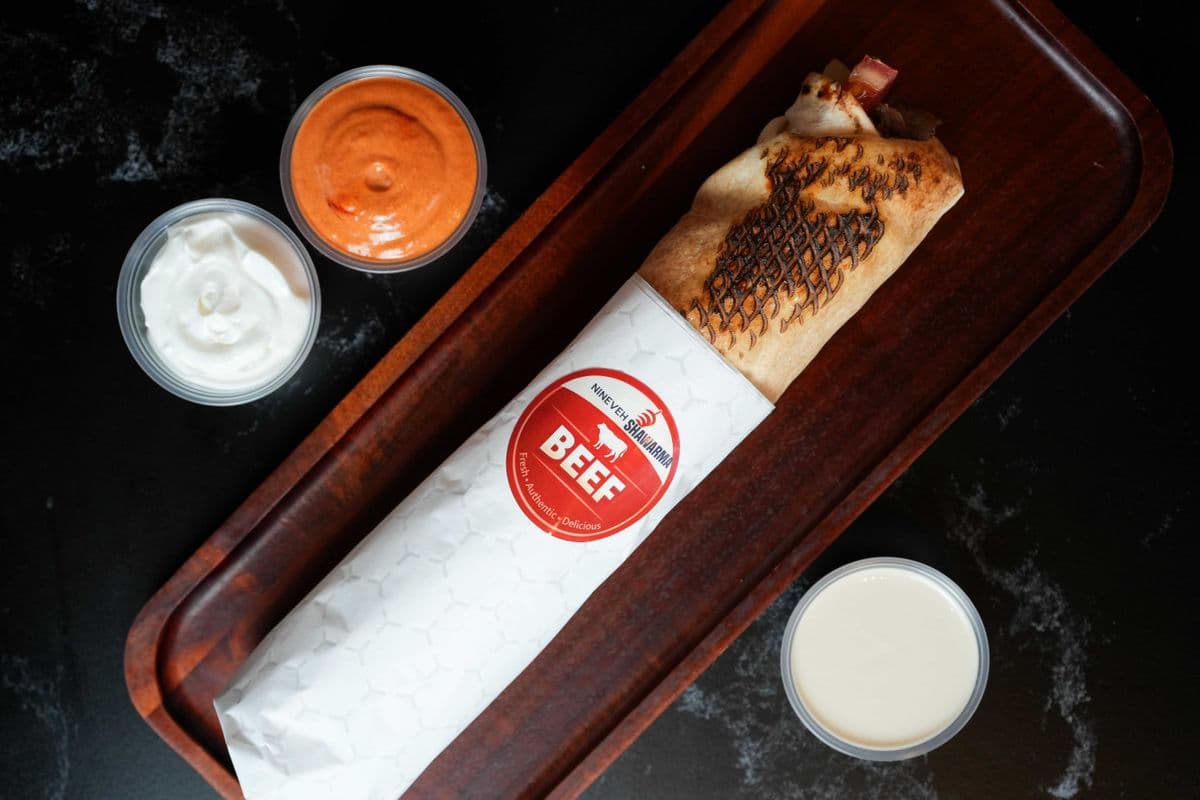 Beef Shawarma Wrap