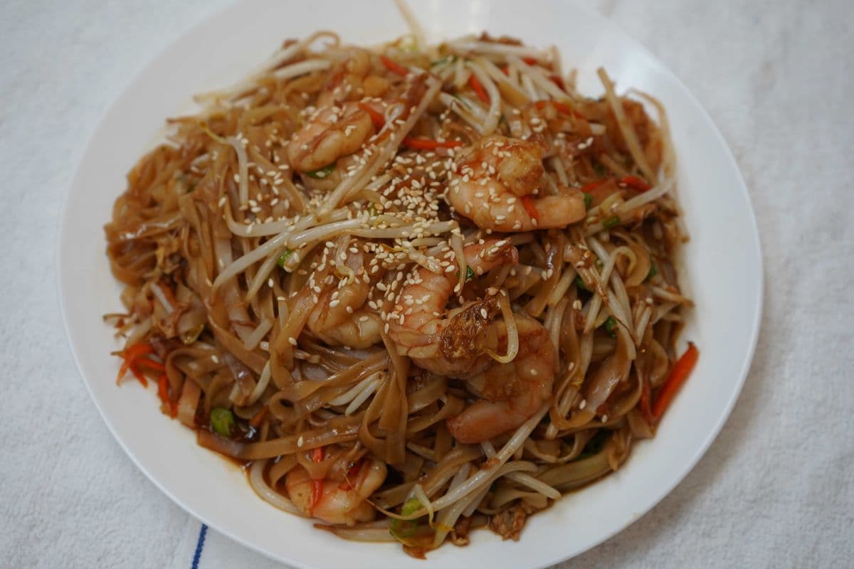 71. Shrimp Pad Thai Noodles