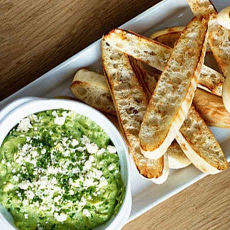 Warm Spinach + Three Cheese Dip