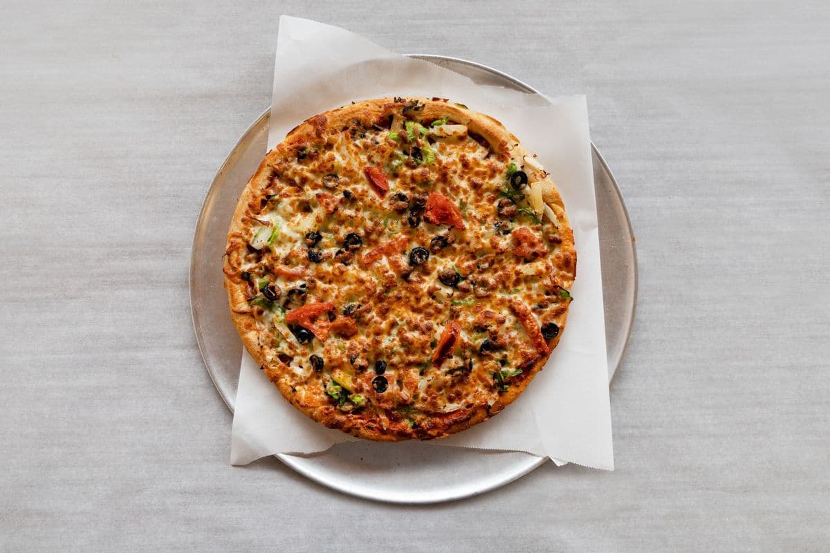 Large Single Vegetarian Pizza