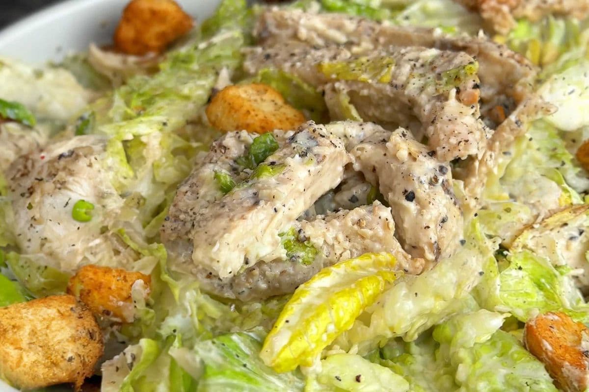 California Caesar Salad with Grilled Chicken