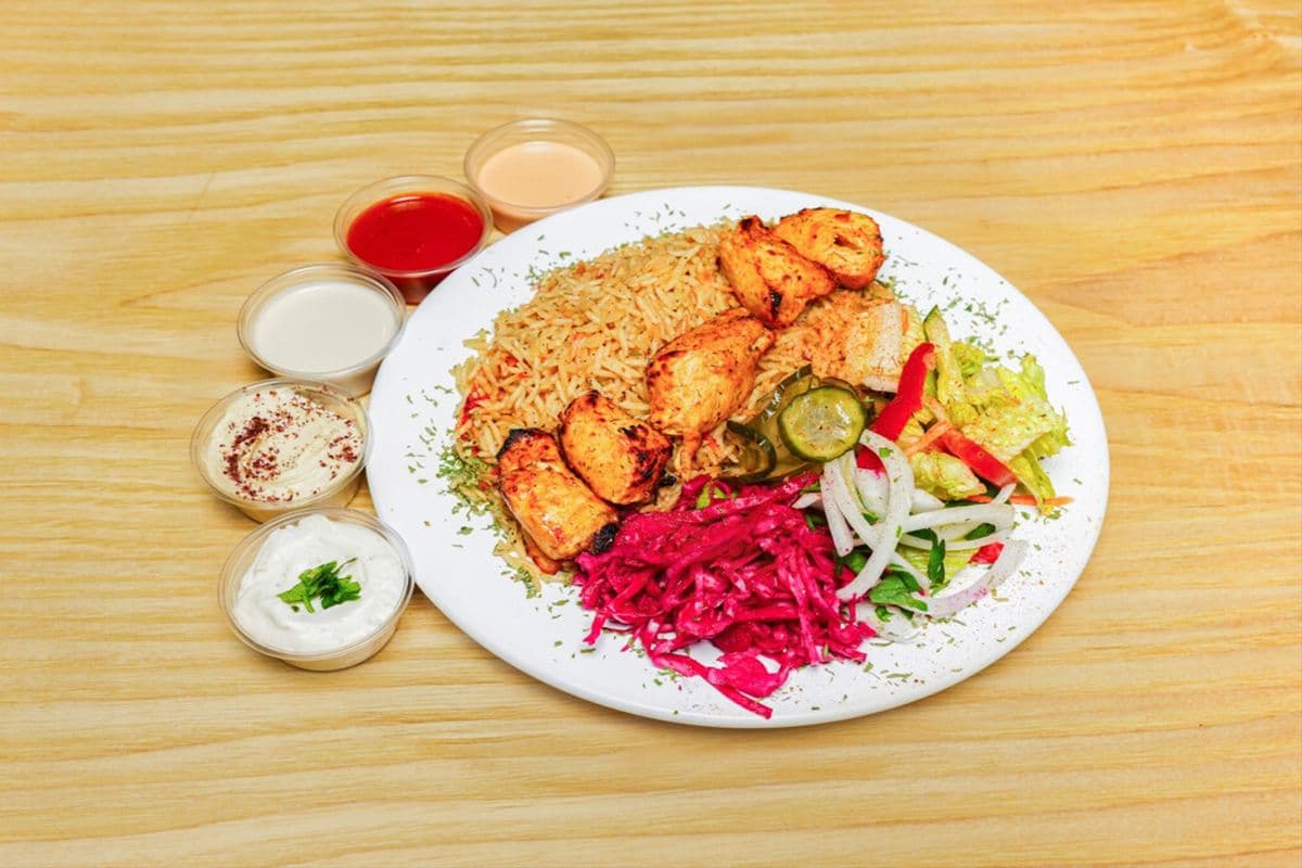 Shish Tawook Platter (One Skewer)
