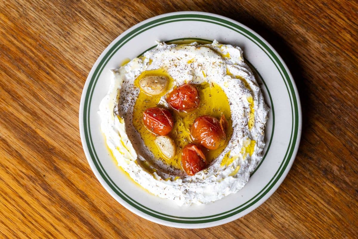 Garlic Labneh With Za'atar