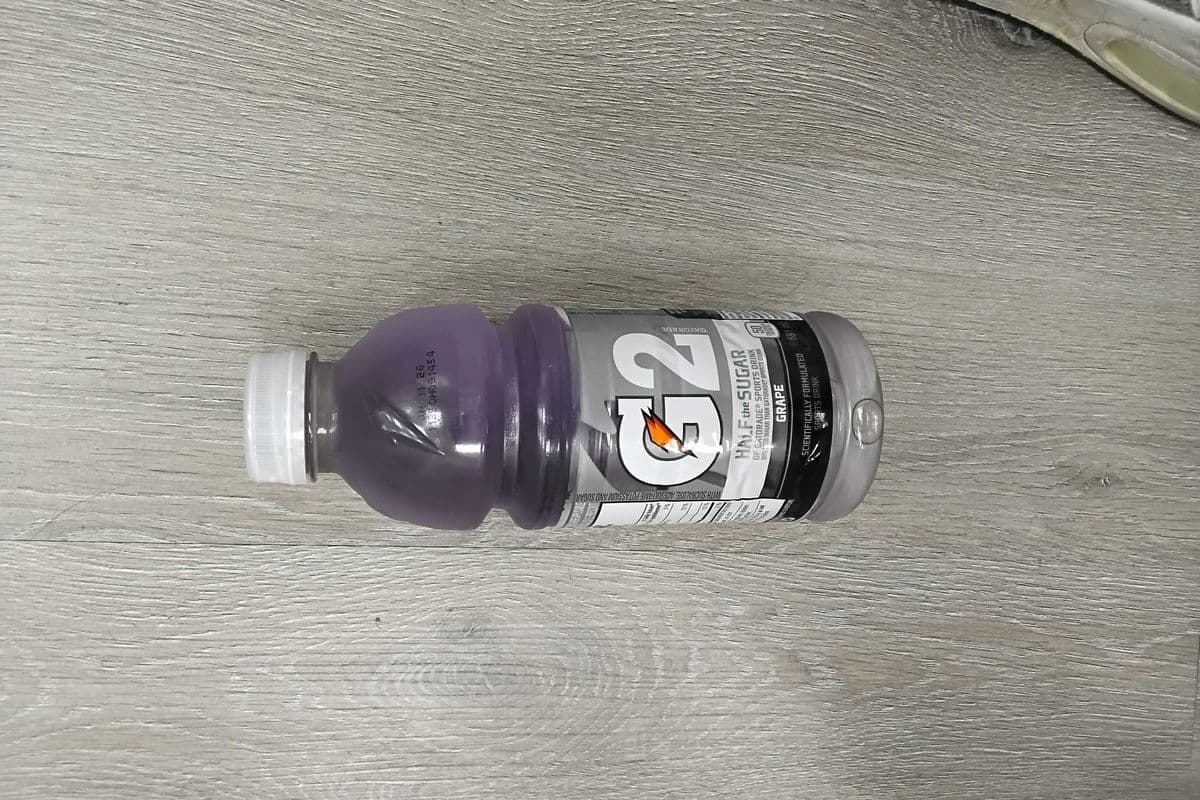 Gatorade G2 half the sugar grape. (591ml)