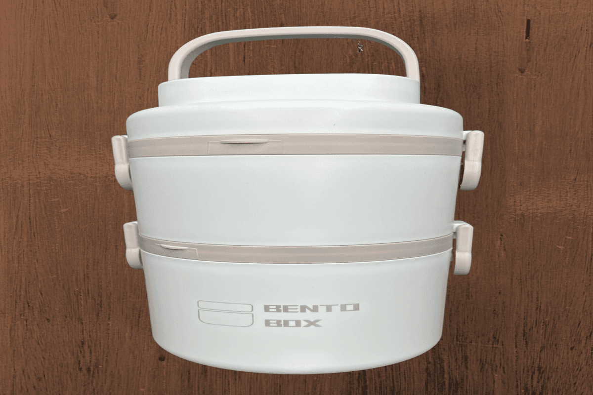 Bento Lunch Box, High Quality Stainless Steel, Two Layers, Thermal Food Container for Office Workers