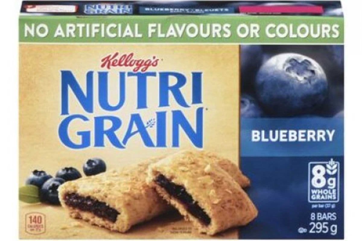 Kellogg's Blueberry Cereal Bars, Nutri-Grain (8 Pack)