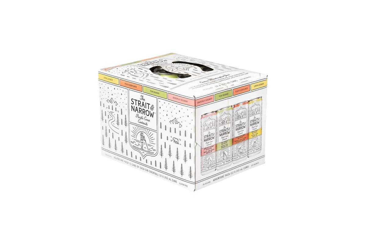 The Strait & narrow Gin Cocktails (Gluten Free) (12 x 355ml Cans)
