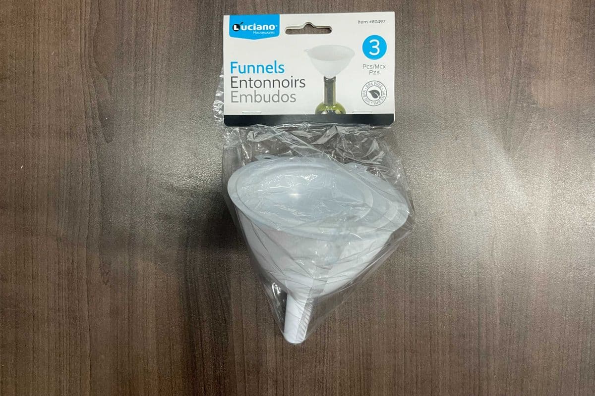 3-Pc. Plastic Funnel