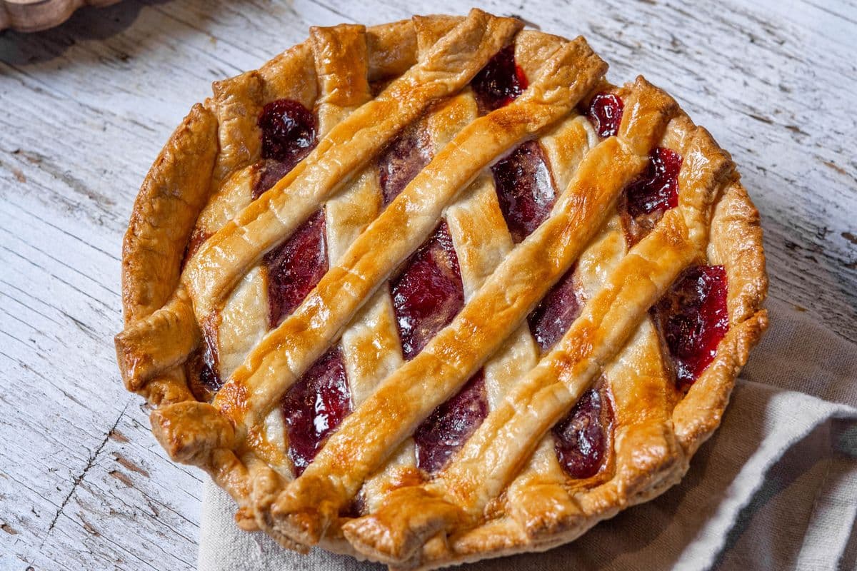 Tarte fraises rhubarbe