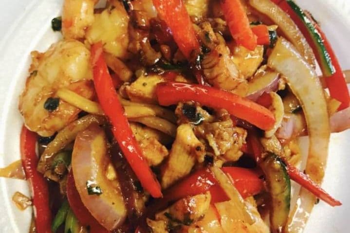 Stir-fry Chicken & Shrimp