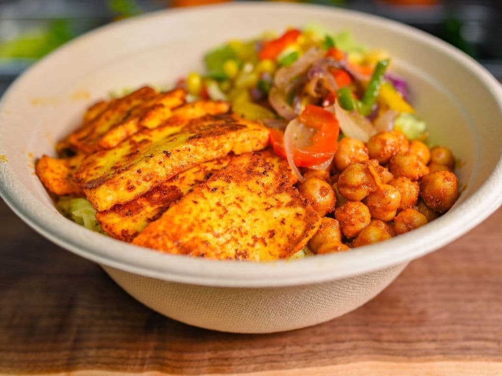 Grilled Paneer Salad bowl