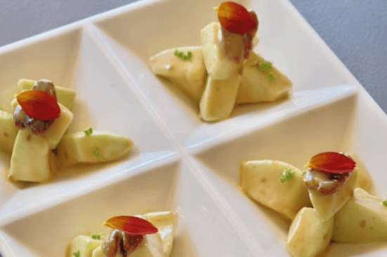 Diced Sweet Persimmon Cheese Salad (柿柿如意)
