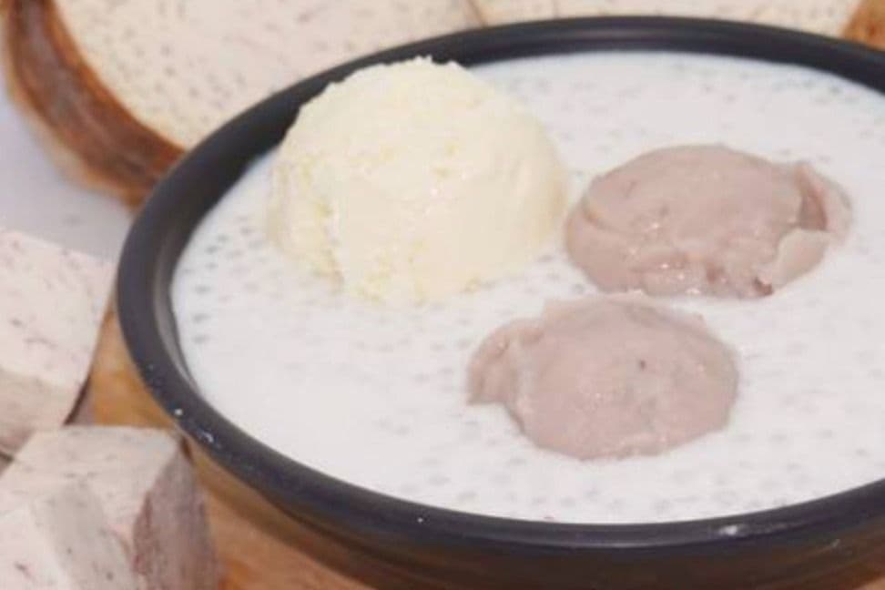 J2. Taro Sago in Coconut Milk with Ice Cream 雪糕芋頭椰汁西米露
