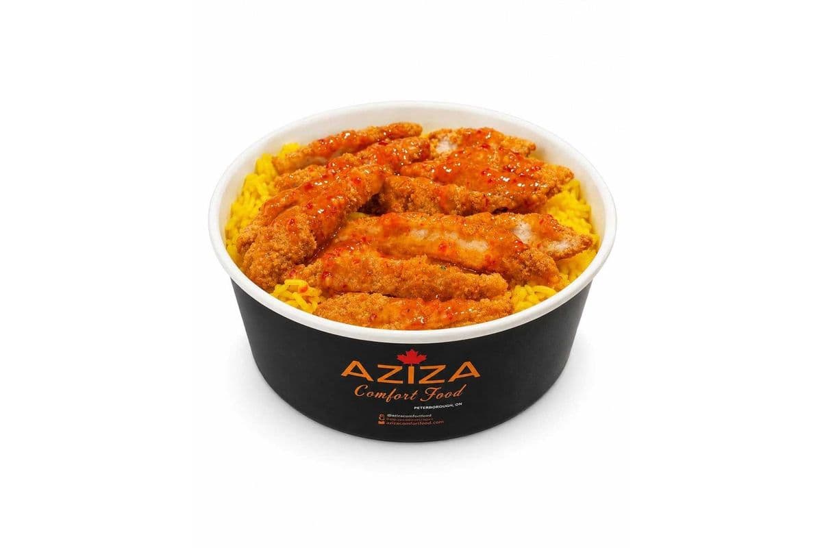 Crispy Chicken Sweet Chilli Rice Bowl (Halal)