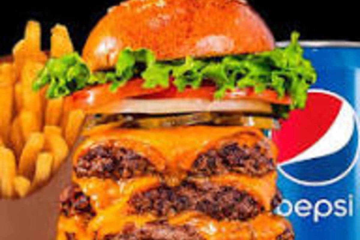 Triple Blaze Burger