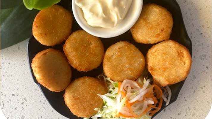 A10. Deep Fried Imitation Scallop (8 pcs) (Điệp Chiên Giòn)
