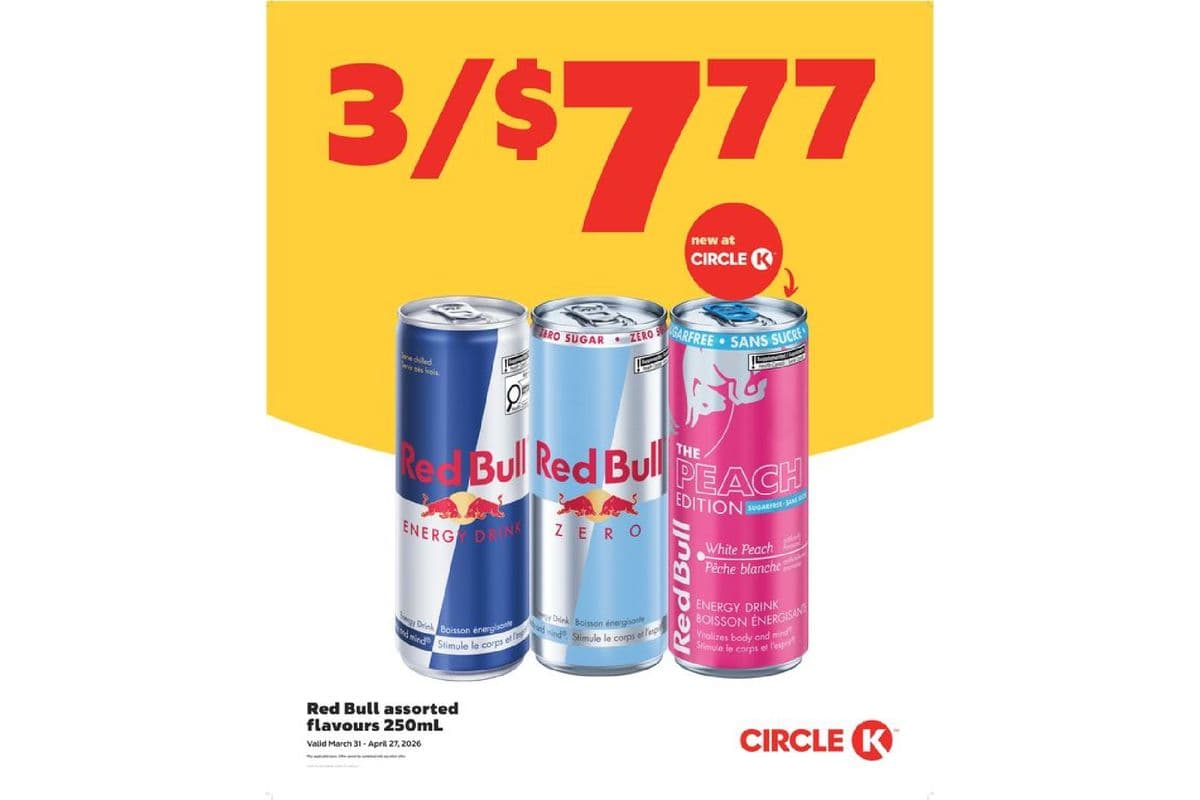 Red Bull Energy Drink (250 ml) - 3 for $7.77