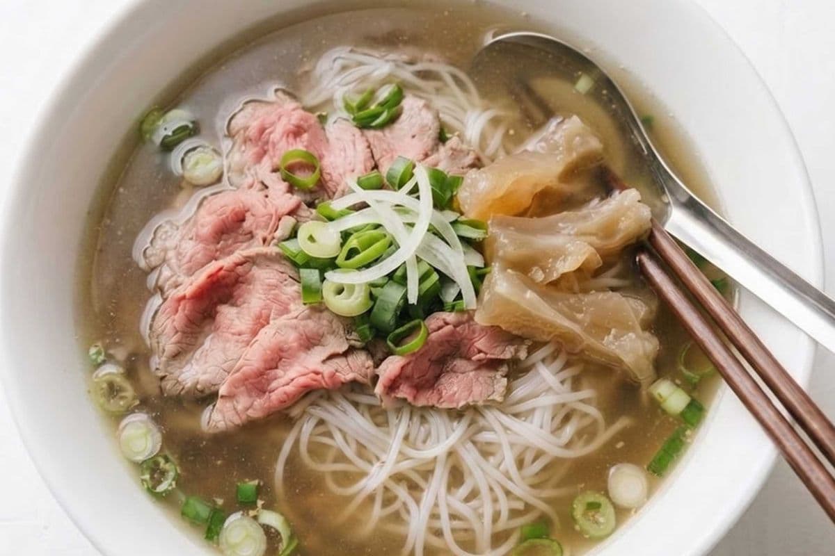 12. Medium Rare Beef with Tendon
