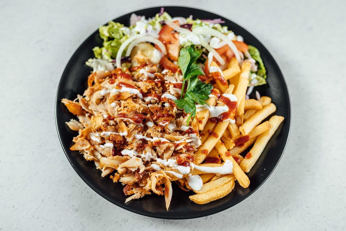 Grilled Chicken on Fries