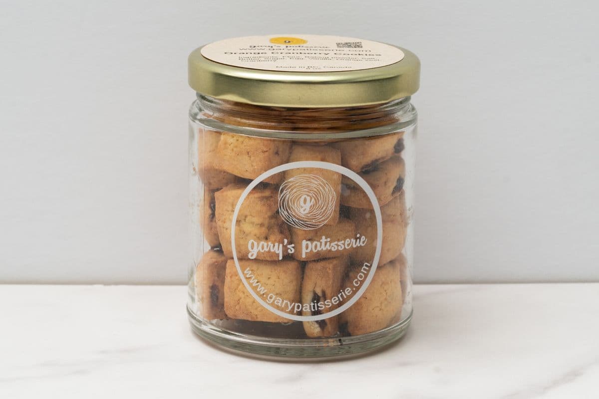 Orange Cranberry Cookies in the Jar