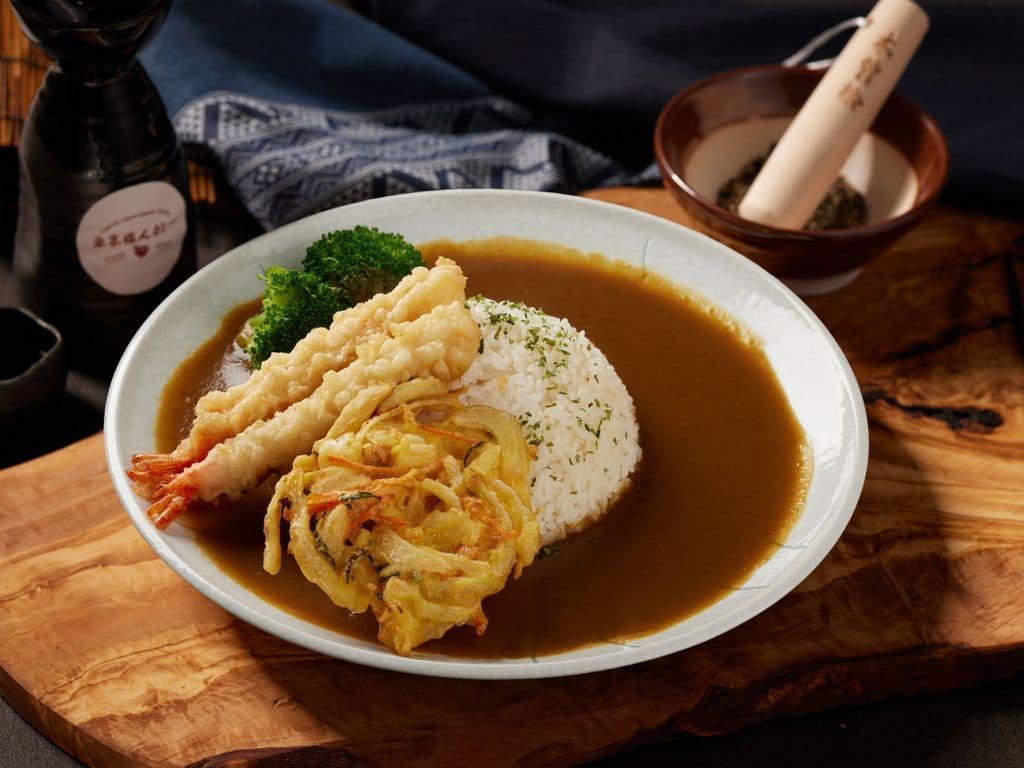 BOGO Tempura Prawns & Yasai Curry Rice 天婦羅炸蝦蔬菜咖哩飯