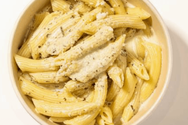 Pâte Sauce Crème au Pesto / Pesto Cream Sauce Pasta