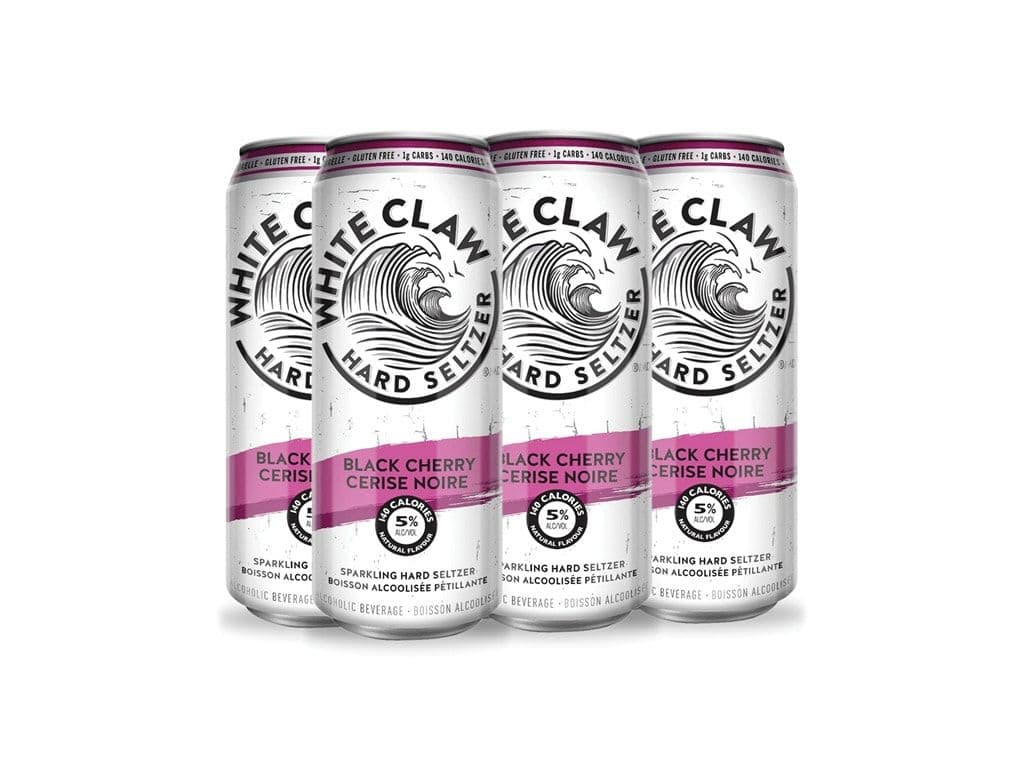 6 x White Claw Black Cherry Hard Seltzer (6 x 473 ml)