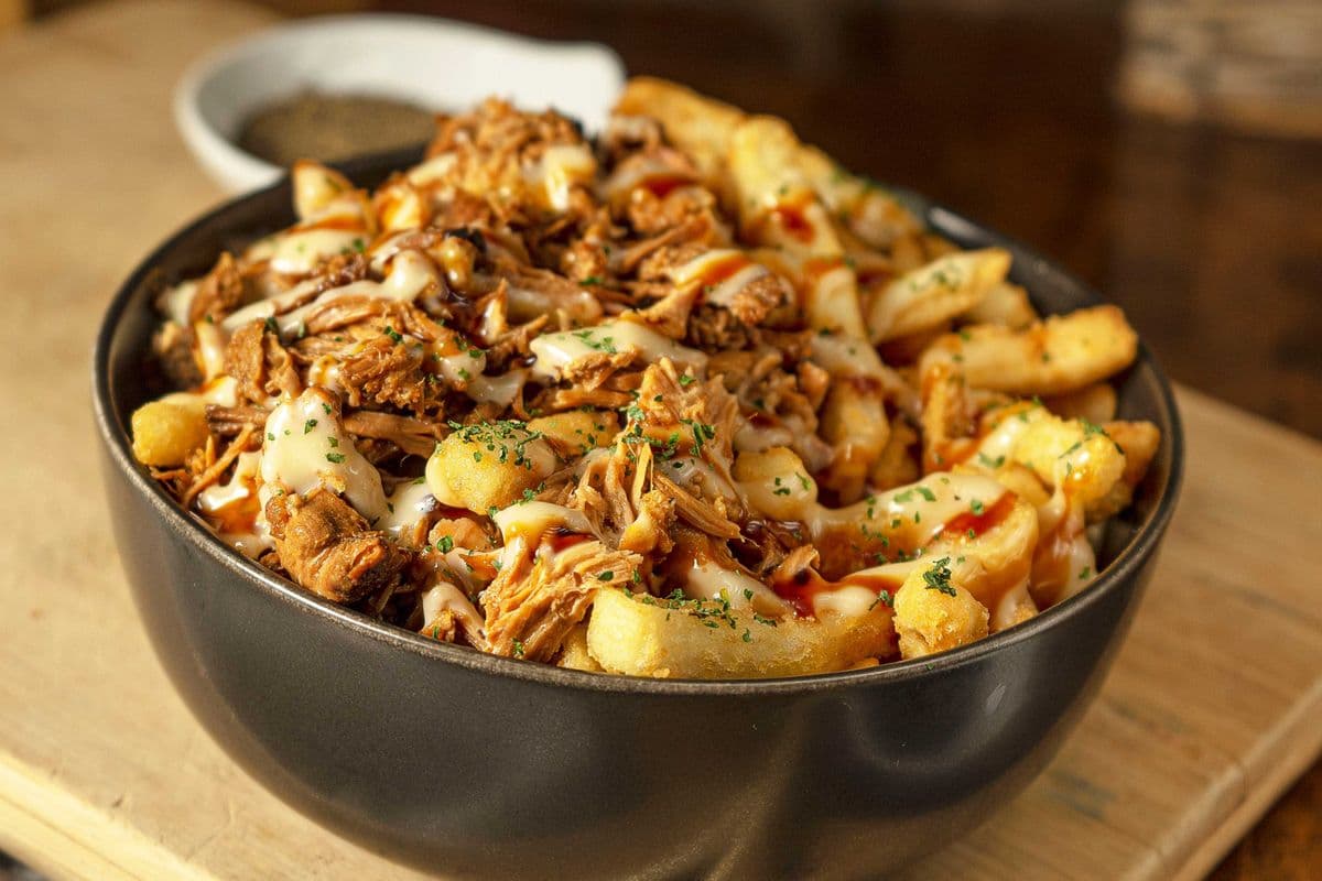 Crazy Fries with Braised Pork